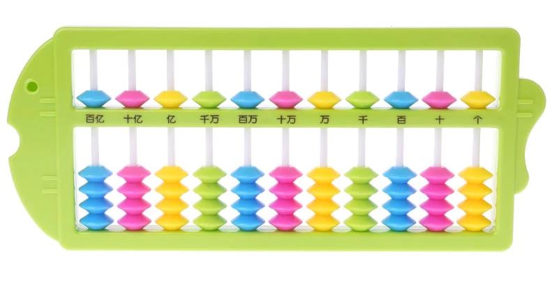 Boulier japonais (soroban) enfant - plastique - vert