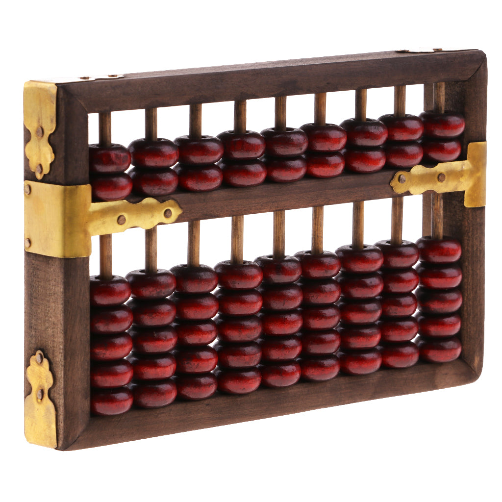 Boulier chinois vintage - 9 rangées - avec fascicule
