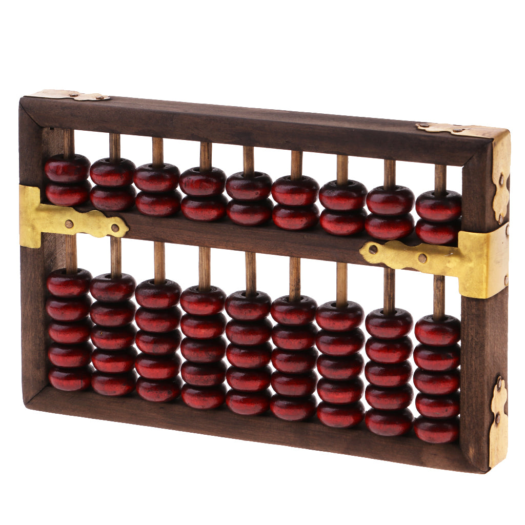 Boulier chinois vintage - 9 rangées - avec fascicule