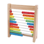 Boulier en bois avec cartes de calcul