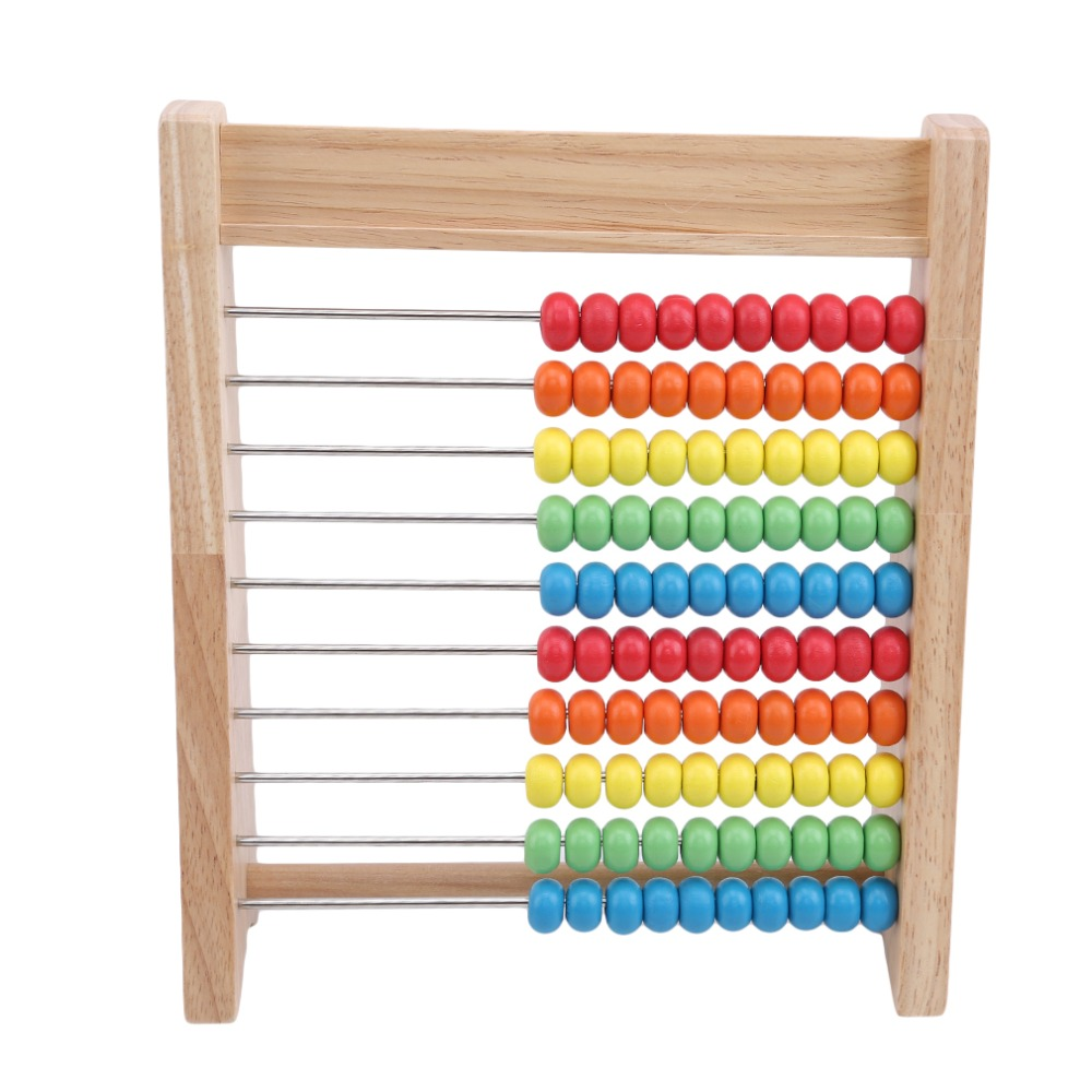 Boulier en bois avec cartes de calcul