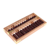 Boulier chinois en bois - 13 rangées - couleur claire