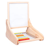 Holz-Abakus mit Whiteboard