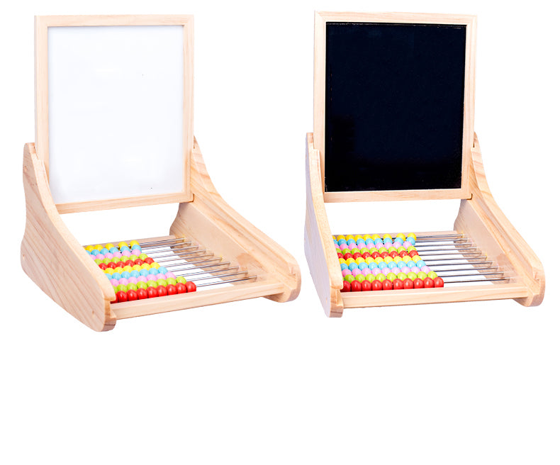 Boulier en bois avec tableau blanc