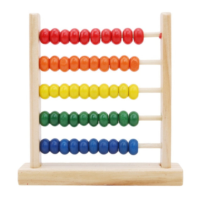 Mini boulier d'écolier en bois