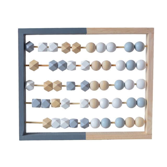 Grand boulier en bois - design scandinave - gris