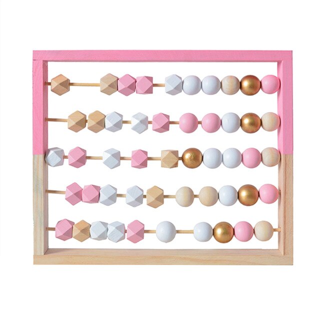 Grand boulier en bois - design scandinave - rose