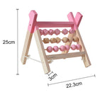 Boulier tréteau en bois petite enfance - design scandinave - blanc