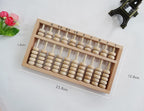 Boulier chinois en bois de 10 colonnes