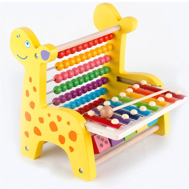 Boulier en bois girafe - xylophone
