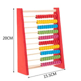 Kleiner Holzabakus – 10 Reihen (rot)