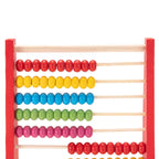Boulier en bois (petite taille)- 10 rangées (rouge)