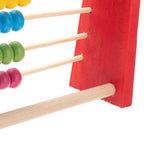 Boulier en bois (petite taille)- 10 rangées (rouge)