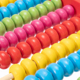 Kleiner Holzabakus – 10 Reihen (rot)