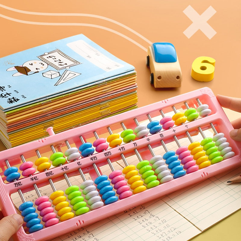 Boulier chinois coloré avec système de remise à zéro