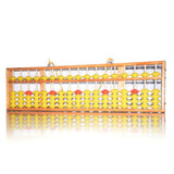 Soroban géant pour salle de classe 17 rangées - billes jaunes / rouges