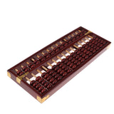 Boulier chinois en bois -  15 rangées - bordeaux