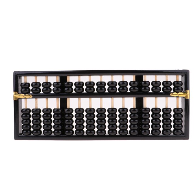 Boulier chinois en bois -  15 rangées - noir