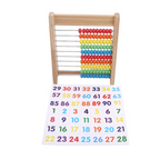 Boulier en bois avec cartes de calcul